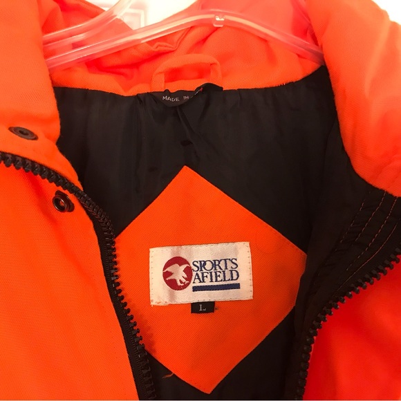 Men’s insulated hunting jacket, orange - Picture 2 of 5